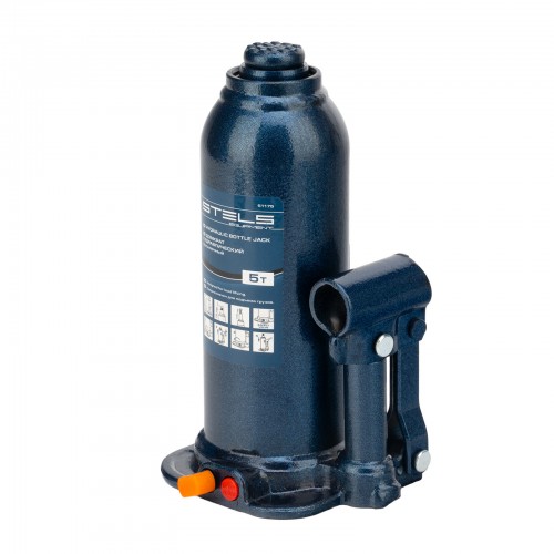 Домкрат гидравлический бутылочный Stels 51175 5т 7