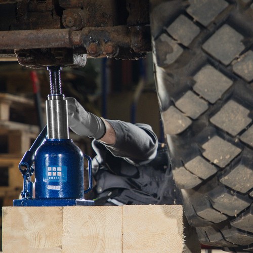 Домкрат гидравлический бутылочный телескопический Stels 51119 10т 6