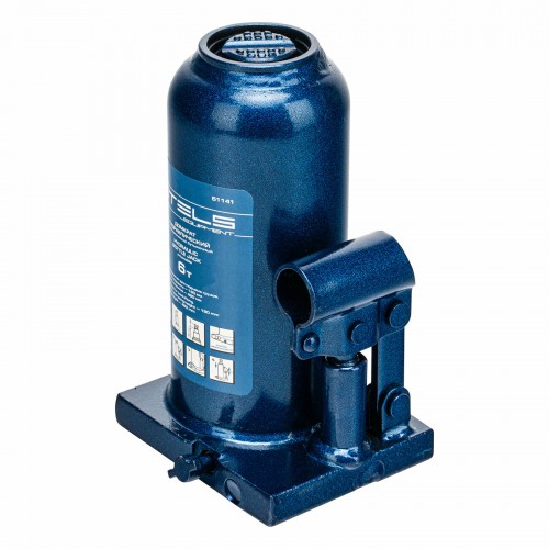 Домкрат гидравлический бутылочный телескопический Stels 51141 6т 6