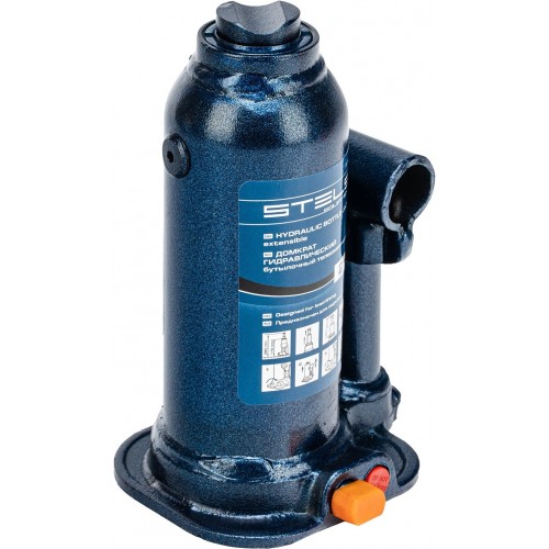 Домкрат гидравлический бутылочный телескопический Stels 51144 2т 6