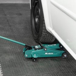 Домкрат гидравлический подкатной Сибртех 2 т 127-330 мм (50832)