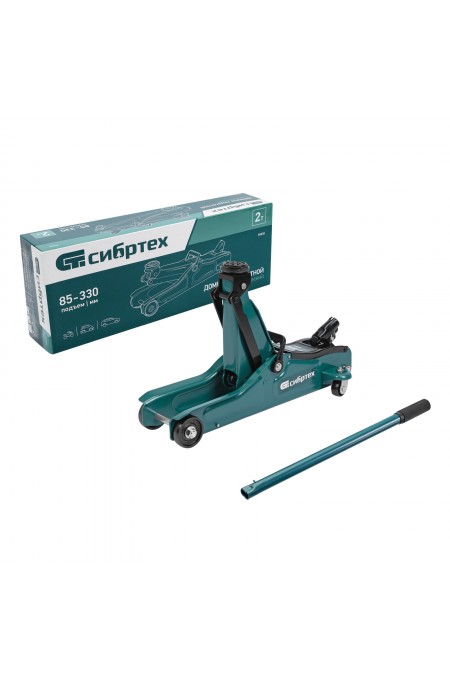 Домкрат гидравлический подкатной Сибртех 85-330мм 