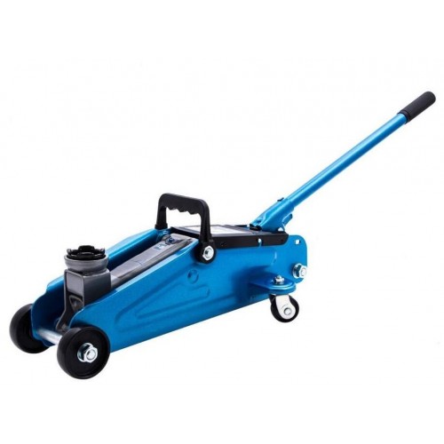 Домкрат гидравлический подкатной Stels 51128 2 т h подъема 140-340 мм в кейсе 