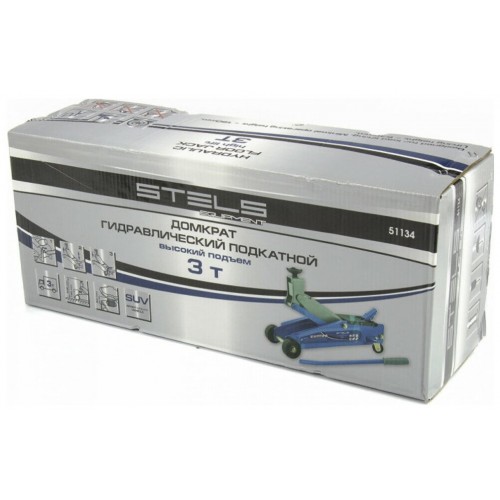 Домкрат гидравлический подкатной Stels 51134 6