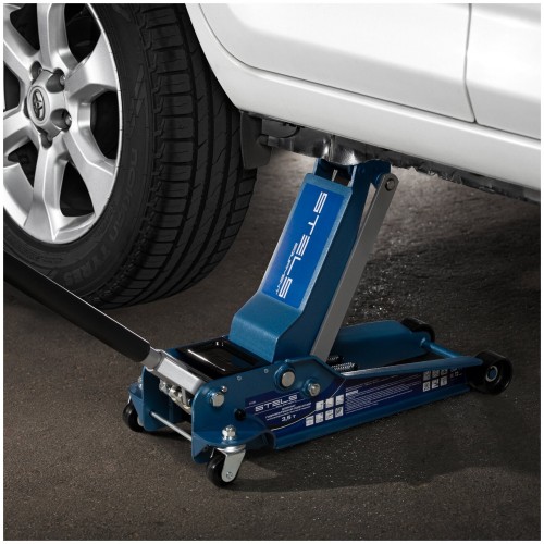 Домкрат гидравлический подкатной Stels Low Profile quick lift 51135 3.5т 4