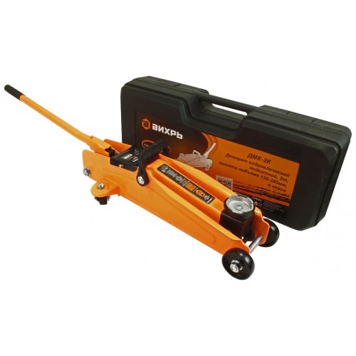 Домкрат подкатной гидравлический Вихрь ДМК-2К 2т 2