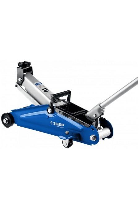 Домкрат подкатной гидравлический ЗУБР T50 43052-2-K 2 т 
