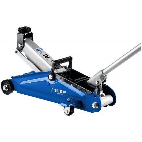 Домкрат подкатной гидравлический ЗУБР T50 43052-2-K 2 т 
