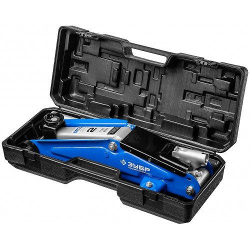 Домкрат подкатной гидравлический ЗУБР T50 43052-2-K 2 т 3