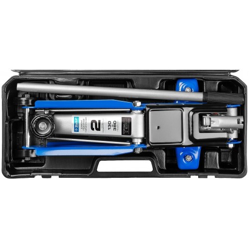 Домкрат подкатной гидравлический ЗУБР T50 43052-2-K 2 т 4