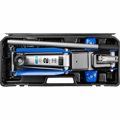 Домкрат подкатной гидравлический ЗУБР T50 43052-2-K 2 т 9