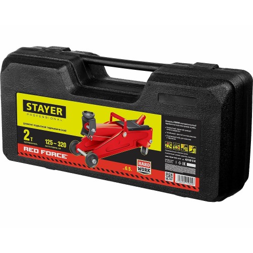 Домкрат подкатной STAYER Red Force 43152-2-K 1