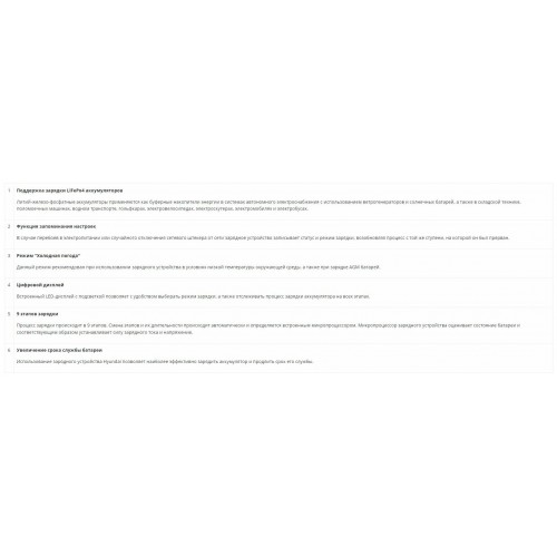 Пускозарядное устройство Hyundai HY 810 1