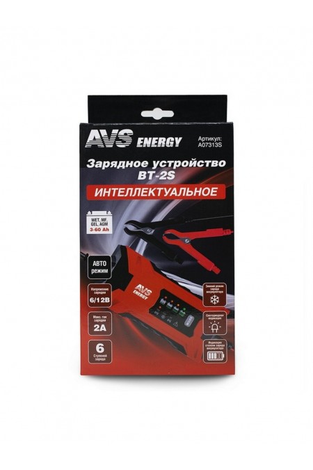 Зарядное устройство AVS BT-2S 12|6В 2А 6