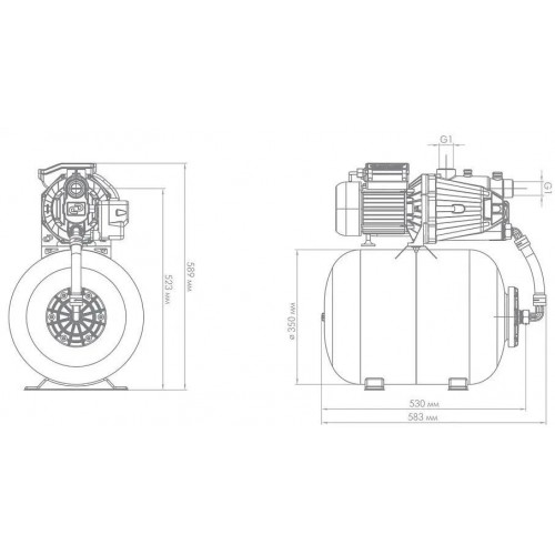Насосная станция Джилекс Джамбо 70/50 П-50 (3026) 5
