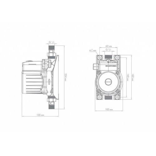 Насосная станция Джилекс Комфорт Про 25/16 (4005) 
