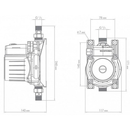Насосная станция Джилекс Комфорт Про 30/12 (4006) 8