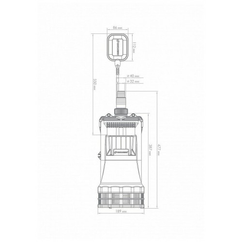 Насос дренажный Джилекс Дренажник 200/25 (5152) 7