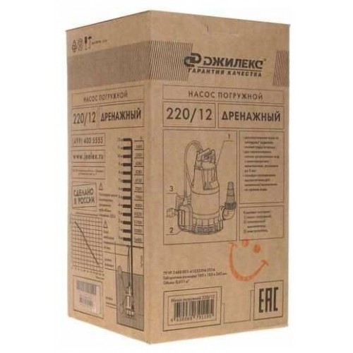 Насос дренажный Джилекс Дренажник 220/12 (5101) 2