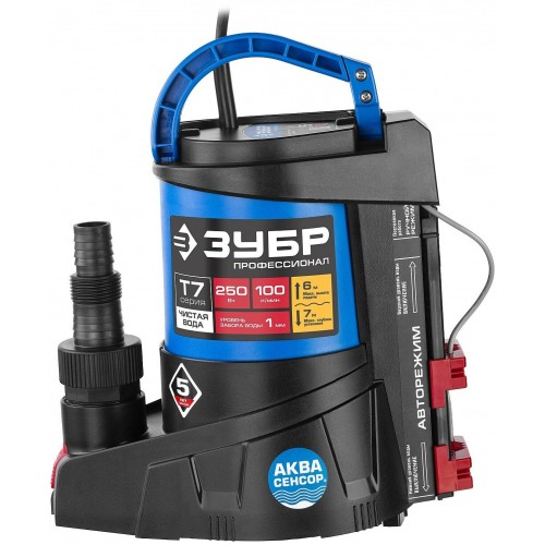 Насос дренажный Зубр НПЧ-Т7-250 2