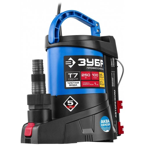 Насос дренажный Зубр НПЧ-Т7-250 5