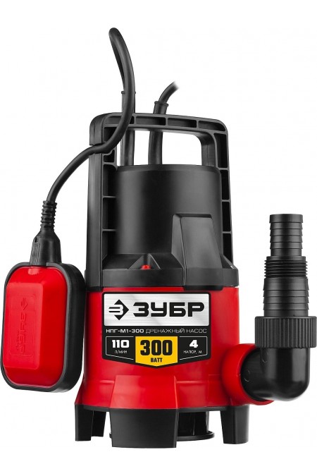 Насос дренажный Зубр НПГ-М1-300 