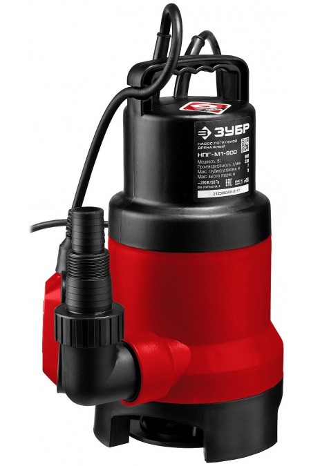 Насос дренажный Зубр НПГ-М1-900 3