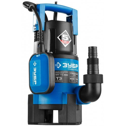 Насос дренажный Зубр НПГ-Т3-400 3