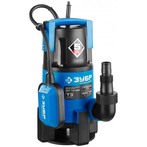 Насос дренажный Зубр НПГ-Т3-400 4