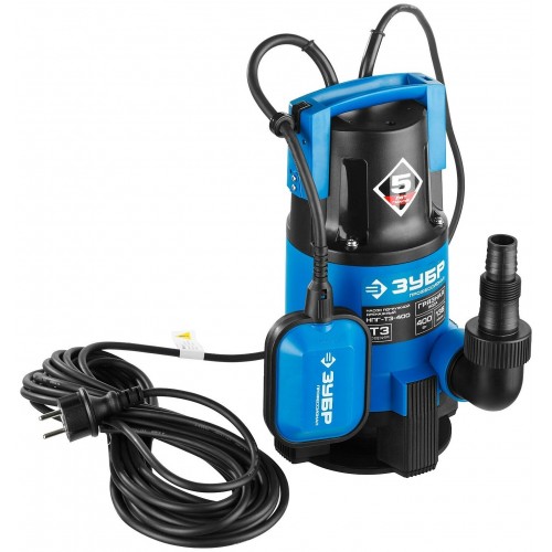 Насос дренажный Зубр НПГ-Т3-400 7