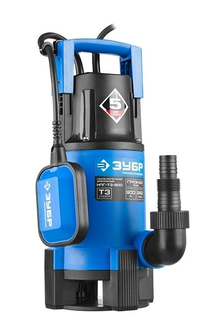 Насос дренажный Зубр НПГ-Т3-900 1