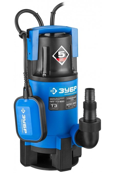Насос дренажный Зубр НПГ-Т3-900 2