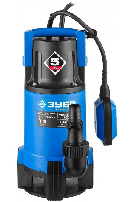 Насос дренажный Зубр НПГ-Т3-900 3