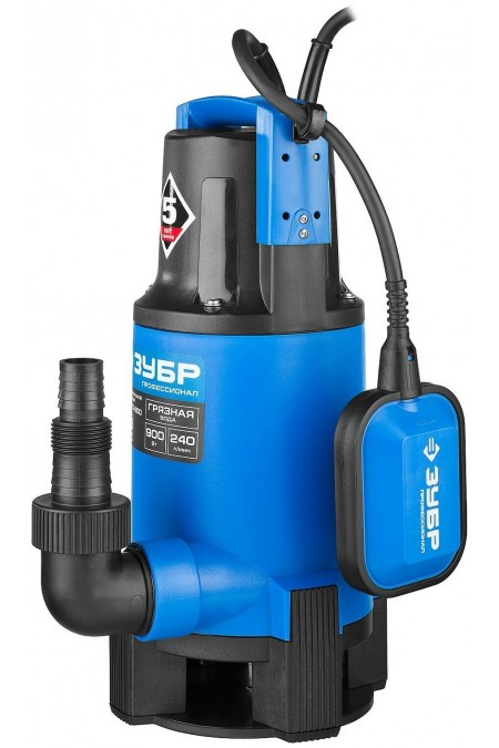 Насос дренажный Зубр НПГ-Т3-900 4