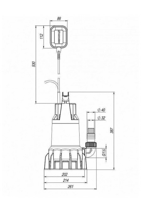 Насос фекальный ДЖИЛЕКС 330/12 (5402) 8