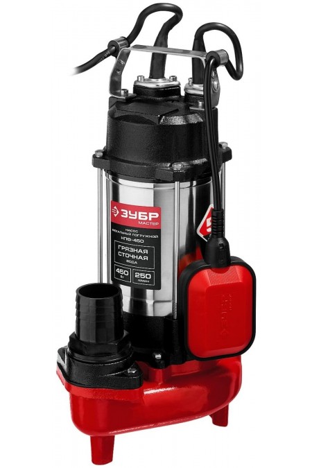 Насос фекальный Зубр НПФ-450 1