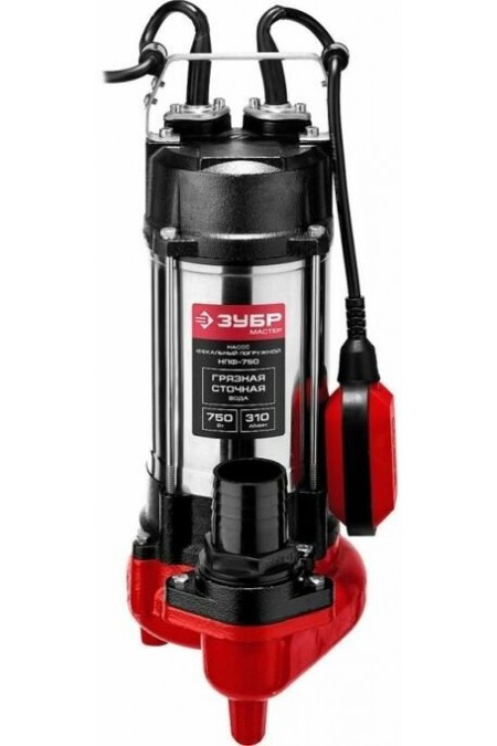 Насос фекальный Зубр НПФ-750 