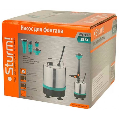 Насос фонтанный Sturm! WP9738FC 3