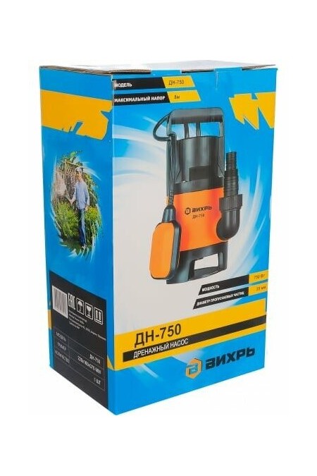 Насос погружной Вихрь ДН-750 (68/2/2) 2