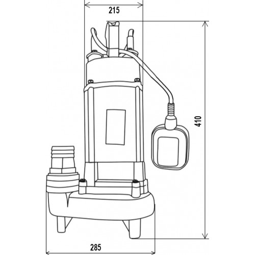 Насос фекальный Вихрь ФН-250 (68/5/1) 9