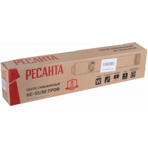 Насос скважинный Ресанта НС-55/80 ПРОФ (77/3/2) 9