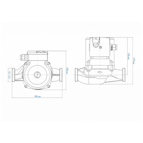 Насос циркуляционный Джилекс Циркуль 25/80 PREMIUM (2581) 9