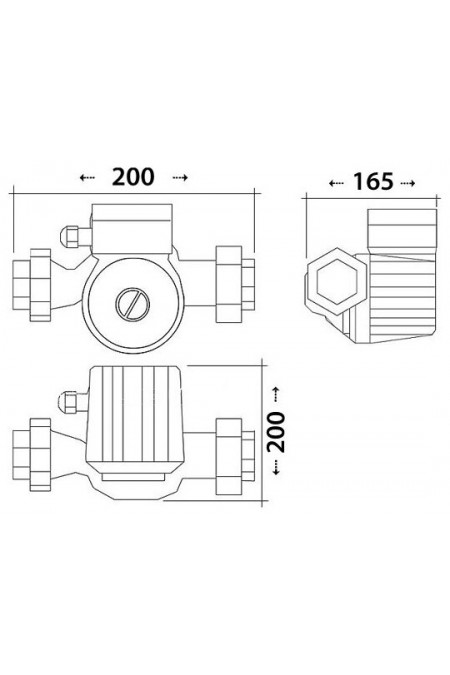 Насос циркуляционный ДЖИЛЕКС ЦИРКУЛЬ 25/80 8