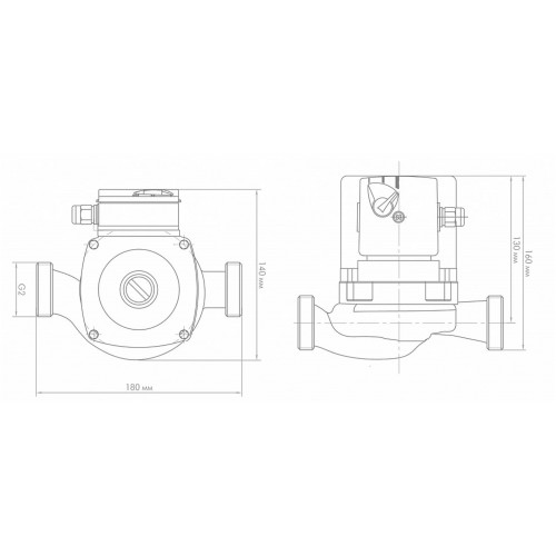 Насос циркуляционный Джилекс Циркуль 32/80 (3280) 1