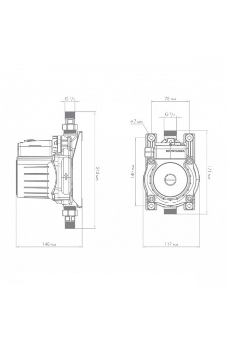 Насосная станция Джилекс Комфорт Про 30/12 (4006) 5