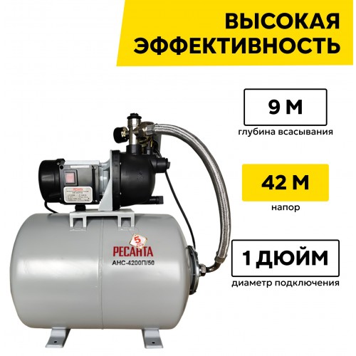 Насосная станция Ресанта АНС-4200П/50 (77/1/7) 2