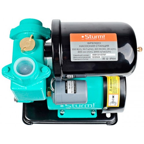 Насосная станция Sturm! WP9742CI 1