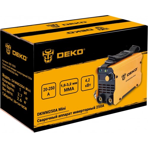 Сварочный аппарат Deko DKWM250A Mini (080-3000) 8