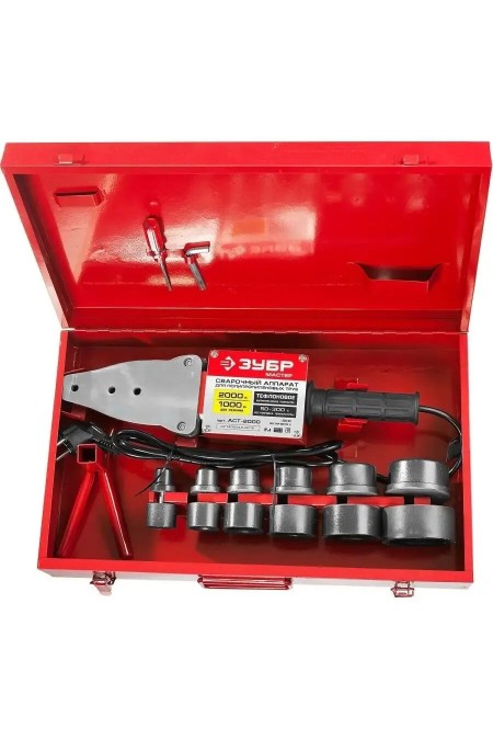 Сварочный аппарат для пластиковых труб Зубр АСТ-2000 5