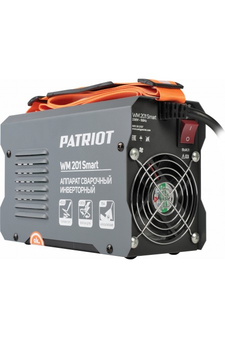 Сварочный аппарат PATRIOT WM 201SMART MMA (605302137) 6